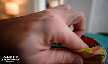 on vacation, stepmom's bikini got me horny, so she gave me a handjob and blowjob 😏