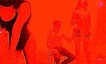 A Scruffy Man Invites Us to an Exclusive Catwalk to Perform a Sexy Dance in Erotic Lingerie