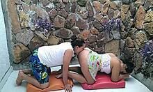 Colombian Babe Gets Horny From Stretches.