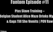 Alice maze gets her throat dominated raw