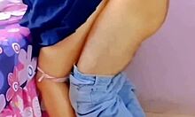 Teacher begs for cock in her tight pussy for first time in homemade video