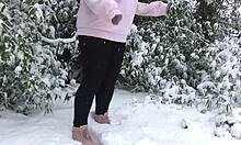 i watch bbw old cuples clothed outdor snow sex with blowjob an doggystyl