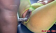 ⭐️Cum In My Pussy Young Ebony Pounded Hard