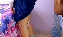 Teacher begs for cock in her tight pussy for first time in homemade video