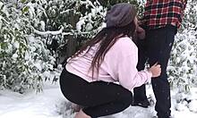 i watch bbw old cuples clothed outdor snow sex with blowjob an doggystyl