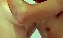 fucking well-endowed friend in lingerie at hotel first time