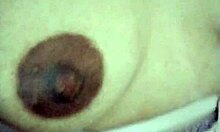 Latina Amateur Touches Her Small Natural Tits and Masturbates in Grandmother's Living Room