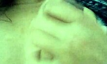 Latina Amateur Touches Her Small Natural Tits and Masturbates in Grandmother's Living Room