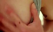 Latina girl masturbates while he fingers her ass