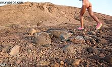 Y Melena Maria Rya Naked In The Desert