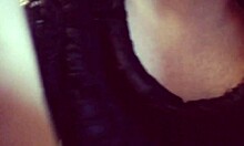 Does your beautiful Italian stepmother orgasm wildly at the desk?