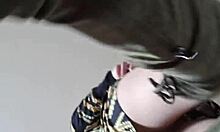 Fetish FEET ELZA KOMS Worshiping ASS with CHOKING and DEEPTHROAT