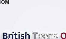 british 18 year old feels sneaky hookup emotions with blue eyes and sloppy foreplay