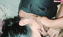 I gave a big blowjob and swallowed all the cum from my compadre