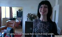 hey, this french goth babe loves anal fucking and cumming all day 😈