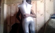 big tits mannequin takes creampie deep inside