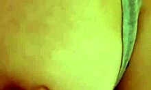 Latina girl masturbates while he fingers her ass