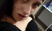 Petite emo girl with wet pussy craves fucking after longing