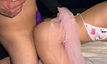 montando verga con mi faldita de tutu