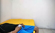 young guy masturbates in aunt's room