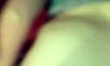 In the bedroom, a blonde amateur bends over for rough doggystyle fucking with a monster cock.