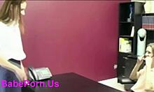 Skinny lesbians explore each other passionately!