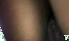 Brazilian Amateur Fucks Married Woman's Tight Ass in Woods