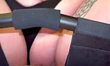 riding dick with my sex chair in the bedroom