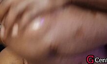 Big black cock deeply penetrates her tight curvy pussy with intense moaning and screaming orgasms