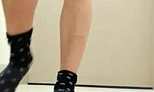 Latina girl masturbates while he fingers her ass