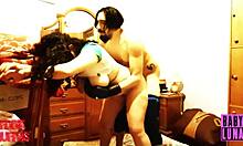 Sexy Wrestlers Engage in Rough Fucking, Blowjobs, and Cum on Tits in the Ring