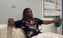 lucky delivery guy gets cum on ass from black lover