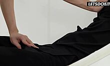 irina cage and candee licious share a big cock after lesbian affair - whiteboxxx