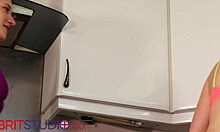 Machine fucks two redhead lesbians