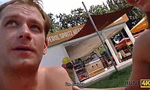 Arrogant Czech girl gets fucked in public pickup