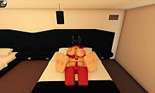 Pink haired slut endures rough fucking by big cock