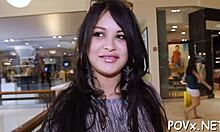 Young petite 18+ gets bent over and fucked