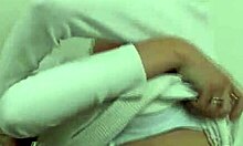 Promiscuous Brunette Sucks Cock And Pussy