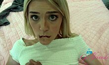 Maria anjel sucking cock deep and giving footjob