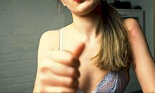 i jerked off my boyfriend in close-up and brought him to pleasure peak