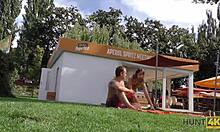 Arrogant Czech girl gets fucked in public pickup