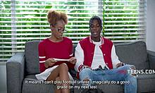 Tutor uses ebony step siblings for science lessons 😏