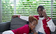 Tutor uses ebony step siblings for science lessons 😏