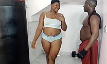 Why go to the gym when I can get a workout at home with my stepdad's huge cock?