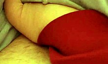 amateur milf orgasms in bedroom while touching in pajamas