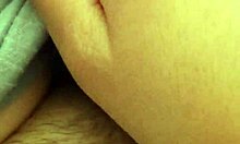 amateur milf orgasms in bedroom while touching in pajamas