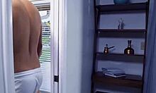 teen dani blu rides stepbro's big cock reverse cowgirl