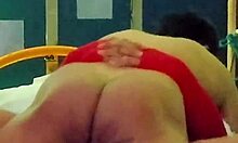 Cute Petite Shakes Ass For Santa In Bedroom