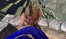 She gets her dick sucked atop Machu Picchu in VR