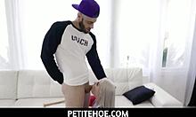 Petitehoe baseball coach billy boston dominates tiny 18+ rookie haley spades with handjob, blowjob, and pov fucking. Her petite pussy and ass get pounded hard.